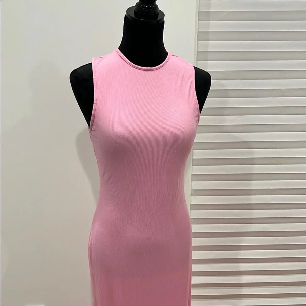 SKIMS Pink Soft Lounge Maxi Dress - Picture 3 of 4